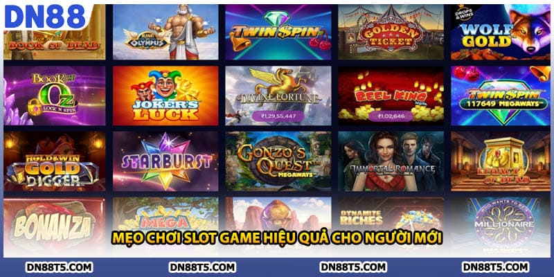 Mẹo chơi slot game hiệu quả cho người mới